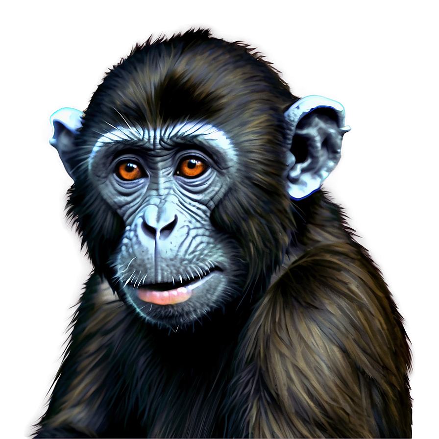Monkey Drawing Png Wwd58 PNG image