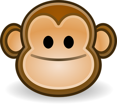 Monkey_ Emoji_ Graphic PNG image