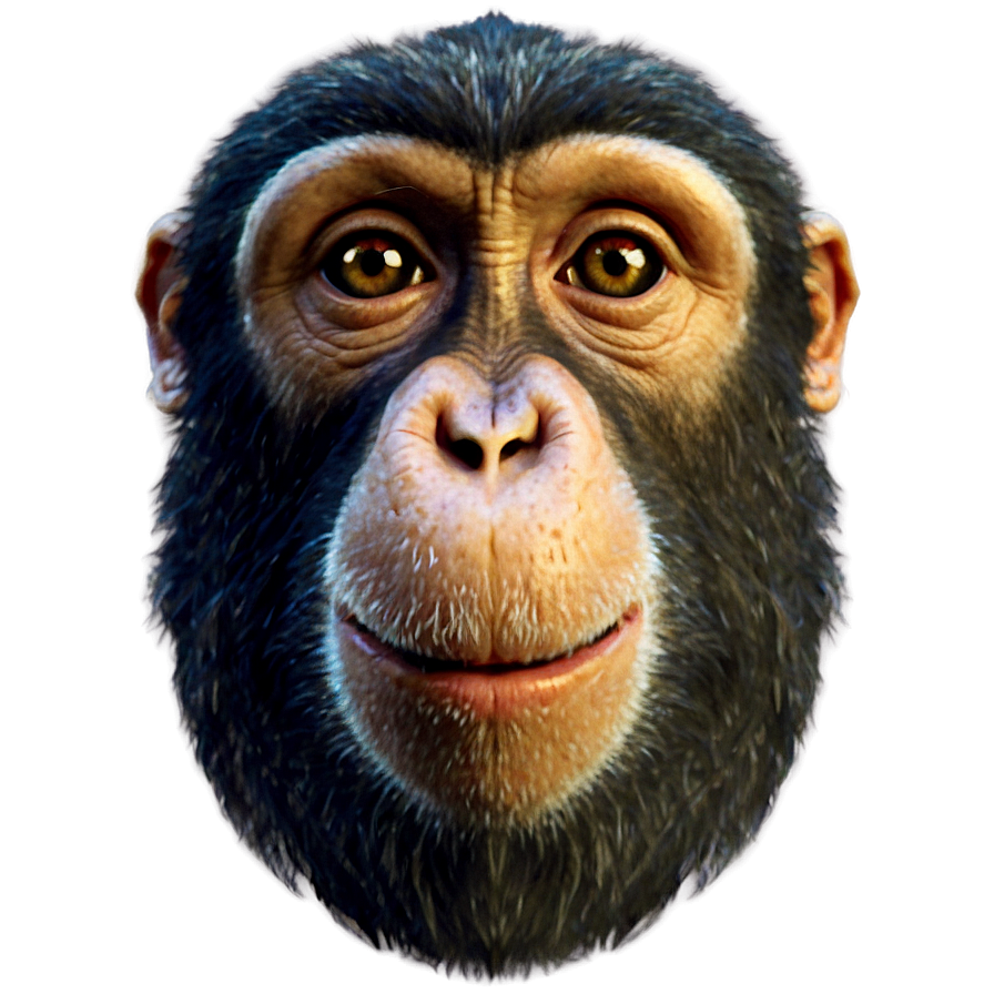 Monkey Face In Jungle Scene Png 06272024 PNG image