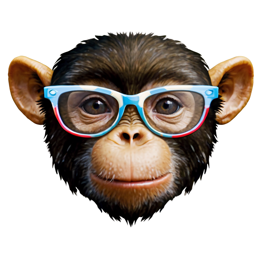 Monkey Face With Sunglasses Png 06272024 PNG image