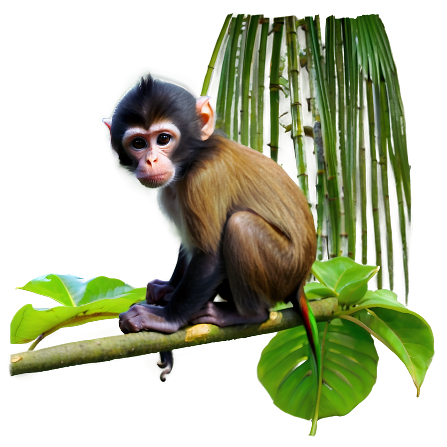 Monkey In Jungle Png 9 PNG image