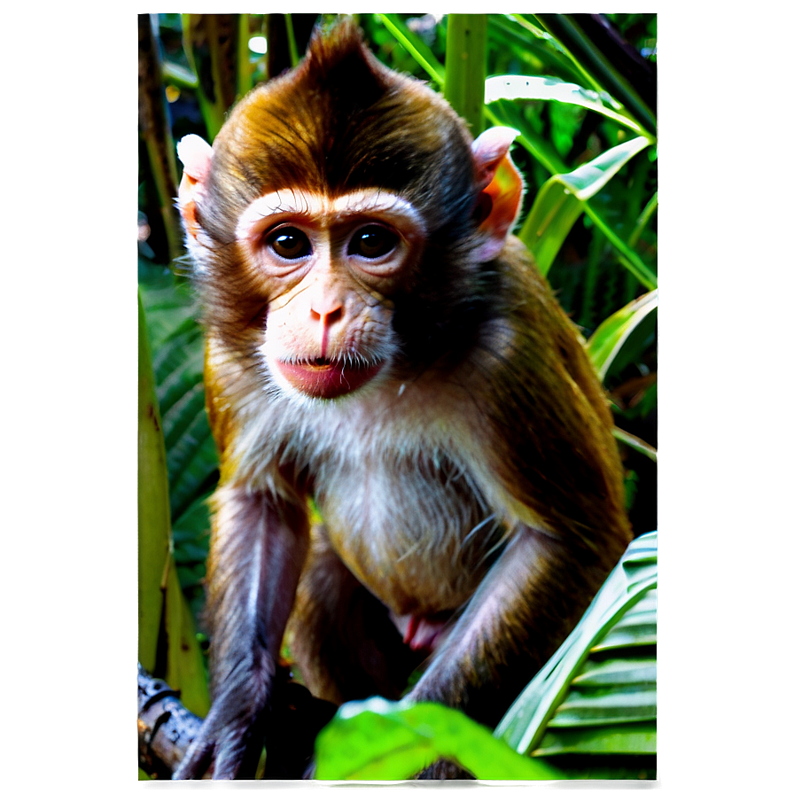 Monkey In Jungle Png Mbb26 PNG image