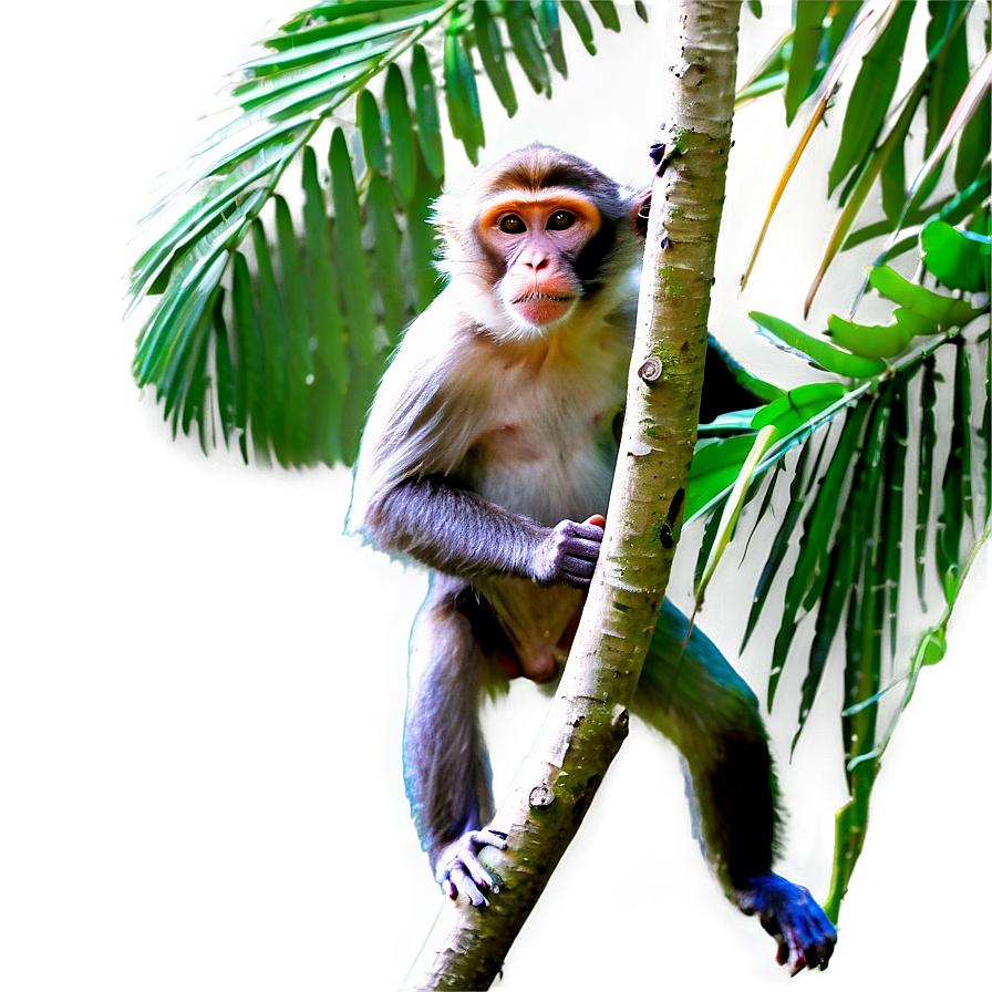 Monkey In Jungle Png Vrt PNG image