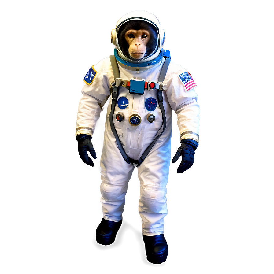 Monkey In Space Suit Png 05042024 PNG image
