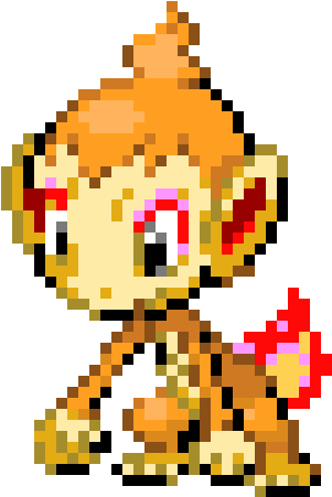 Monkey_ Pixel_ Art_ Character PNG image