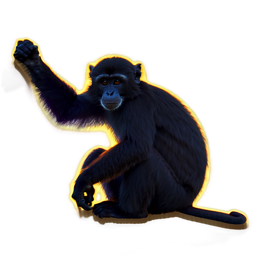 Monkey Silhouette Png 05042024 PNG image