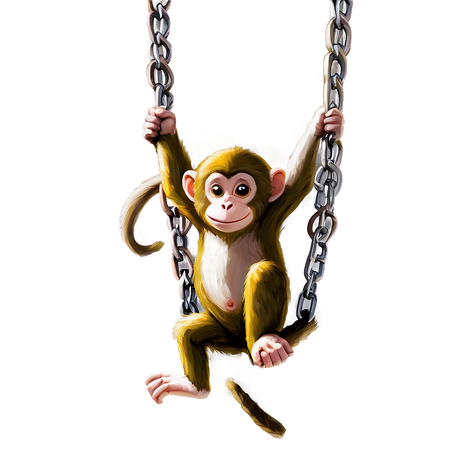 Monkey Swinging Png Hwt47 PNG image