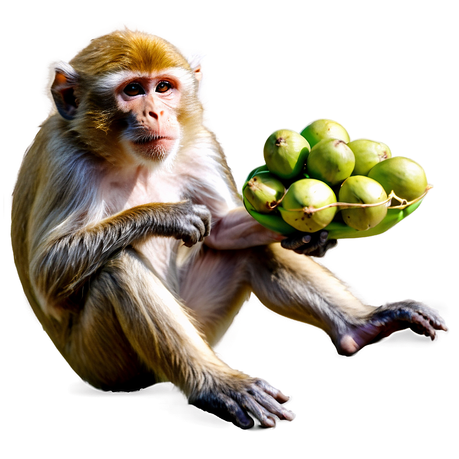 Monkey With Coconut Png 82 PNG image