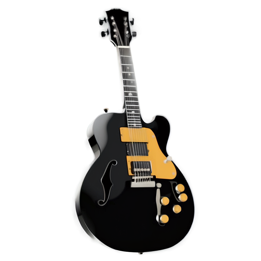 Mono Guitar Illustration Png 06242024 PNG image