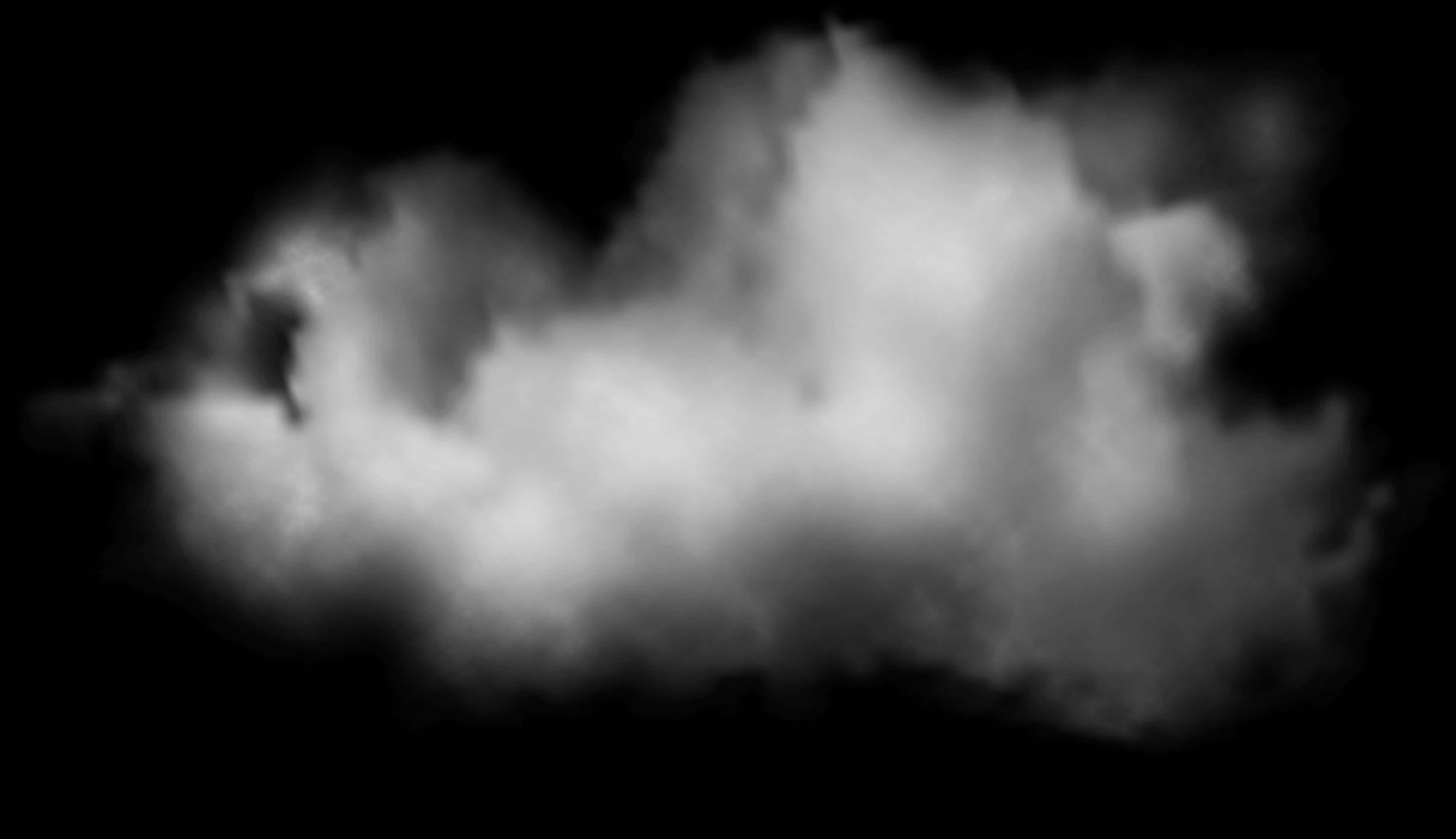 Monochrome Cloud Formation PNG image