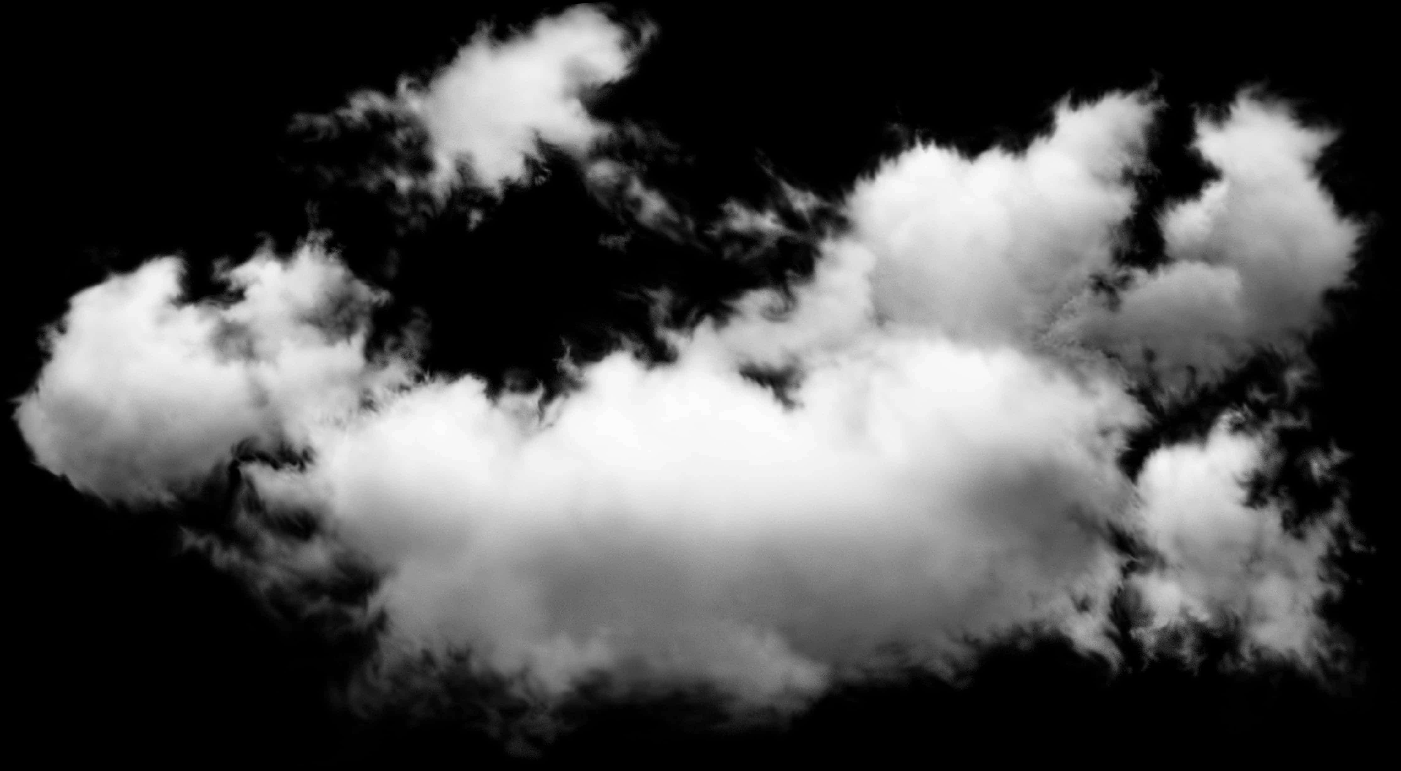 Monochrome_ Cloud_ Formations PNG image