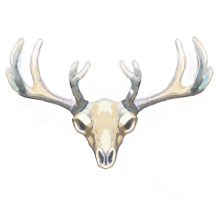 Monochrome Deer Antler Png Kfd6 PNG image