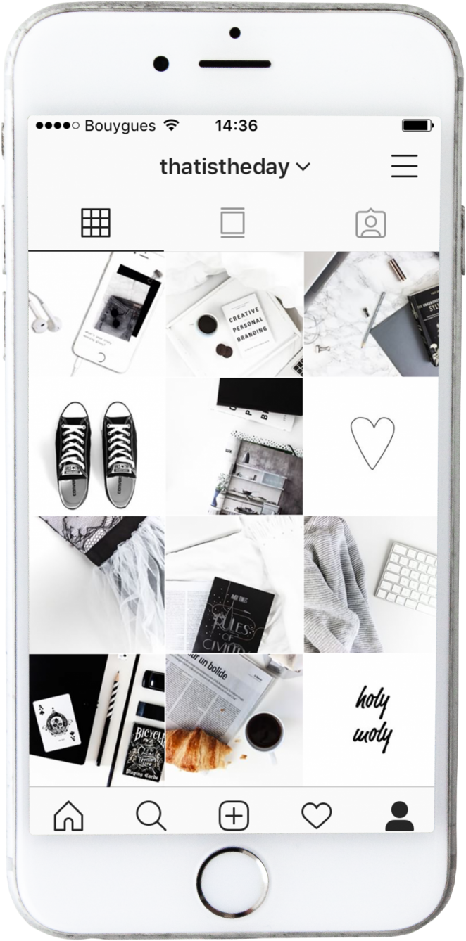 Monochrome_ Instagram_ Feed_ Preview PNG image