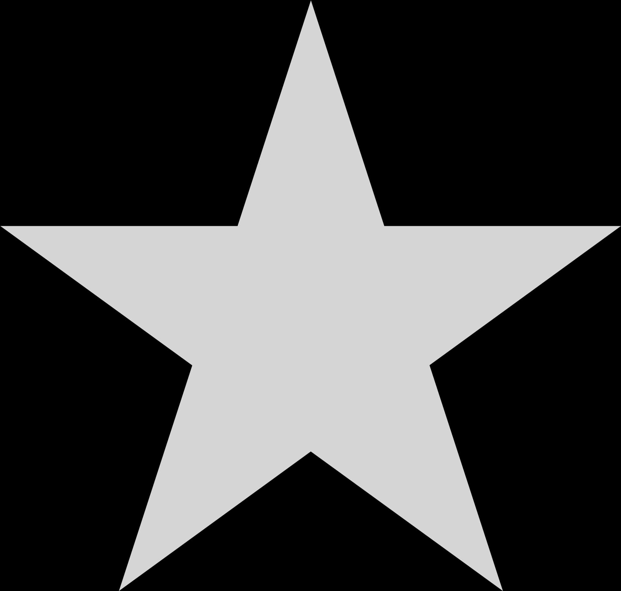 Monochrome_ White_ Star_ Graphic PNG image