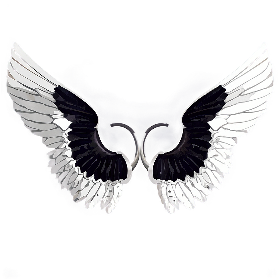 Monochrome Wings Png 33 PNG image