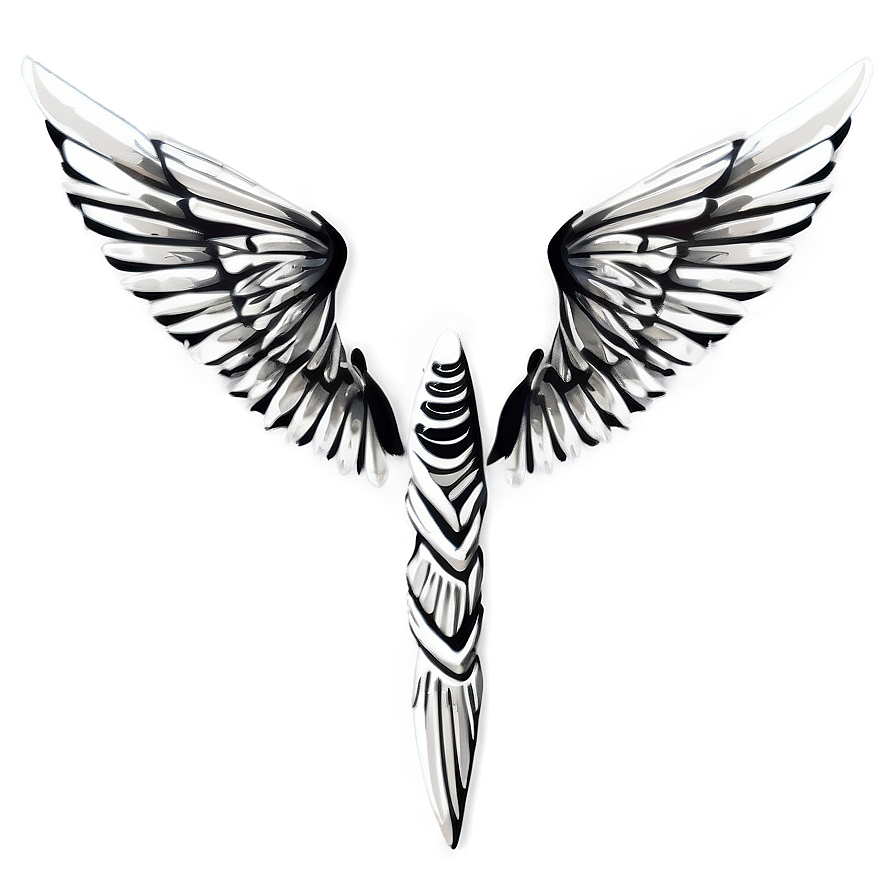Monochrome Wings Png 75 PNG image
