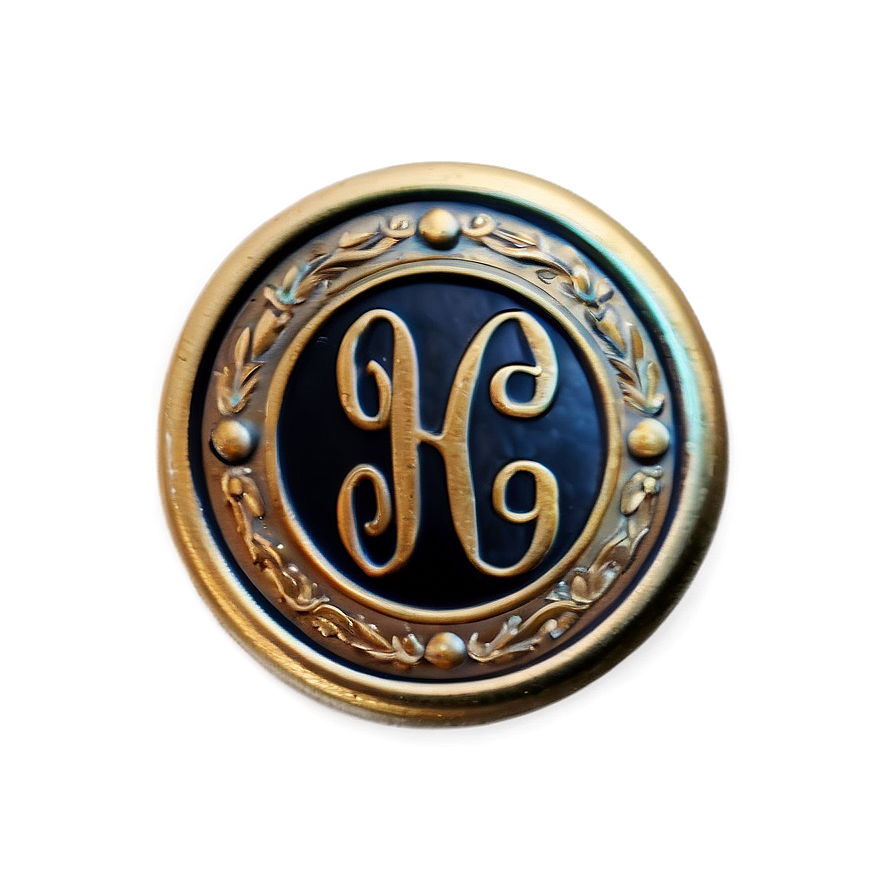 Monogram Wax Seal Png 94 PNG image