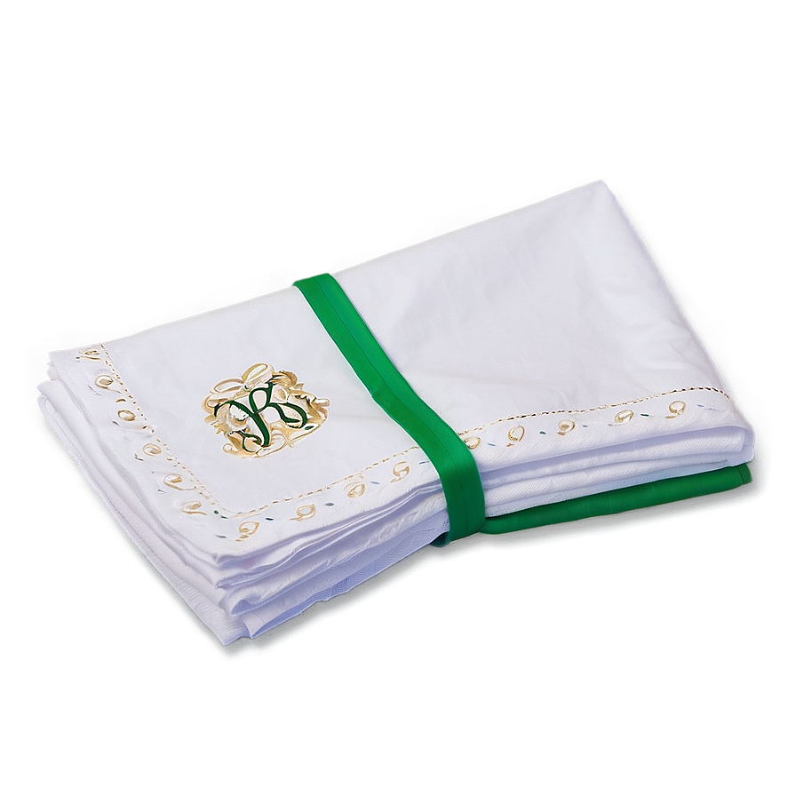 Monogrammed Gift Napkin Png 59 PNG image