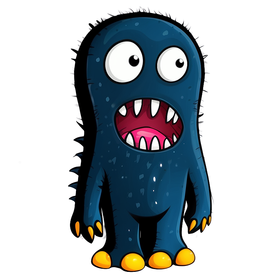 Monster Doodle Png 05212024 PNG image