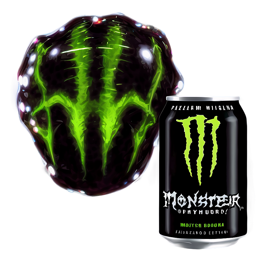 Monster Energy Drink Biohazard Edition Png Cqi PNG image