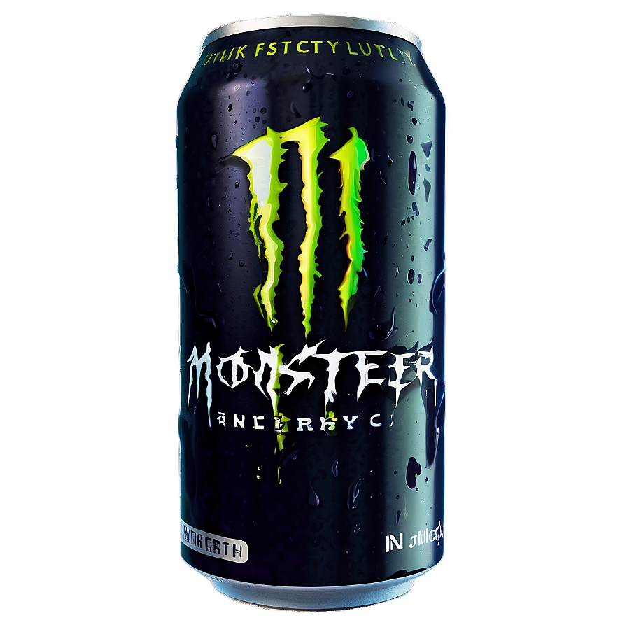 Monster Energy Drink Glitch Effect Png Mur PNG image