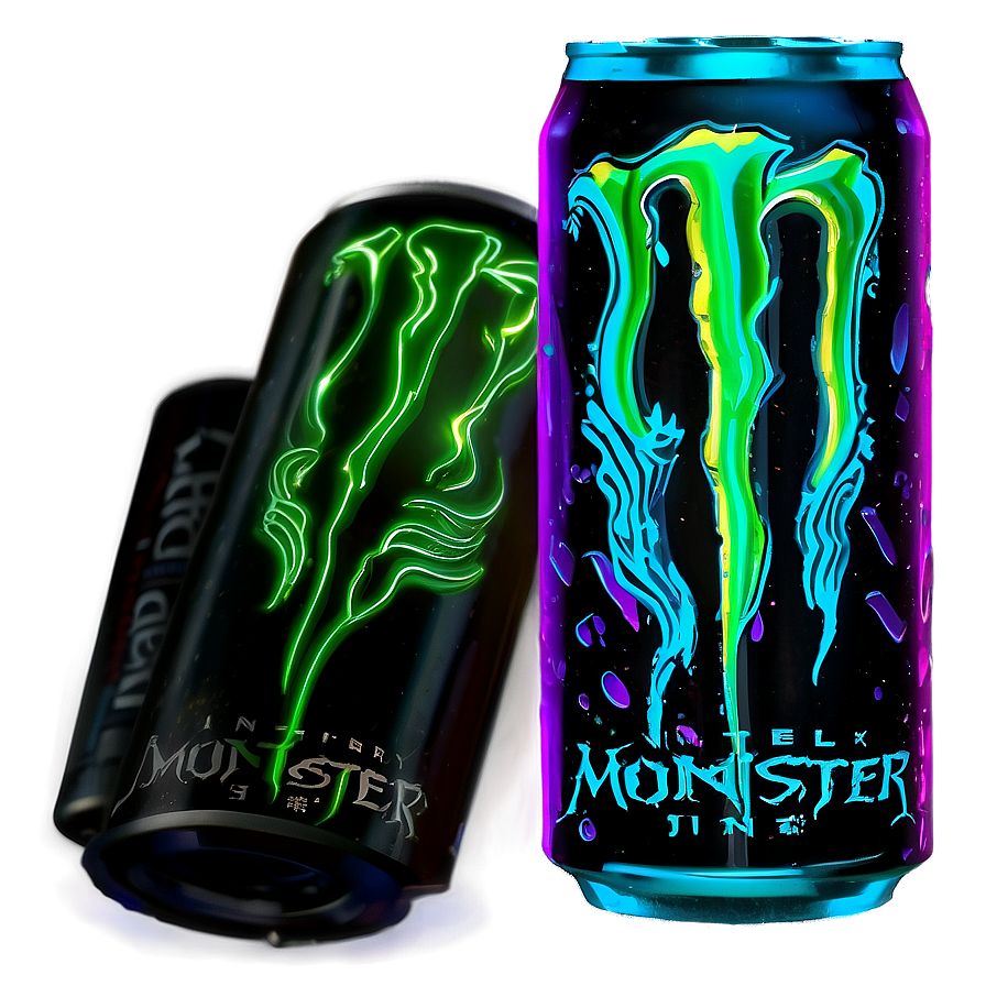 Monster Energy Drink Neon Sign Png 06202024 PNG image