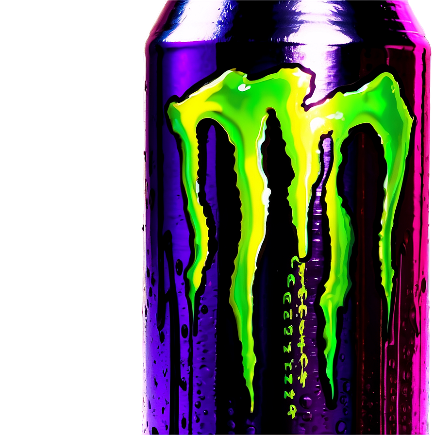 Monster Energy Drink Vibrant Background Png 06202024 PNG image