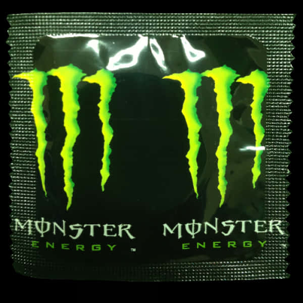 Monster Energy Logo Black Green PNG image