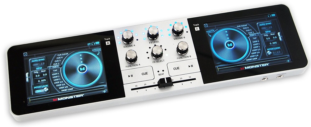 Monster G O D J Portable Mixer System PNG image