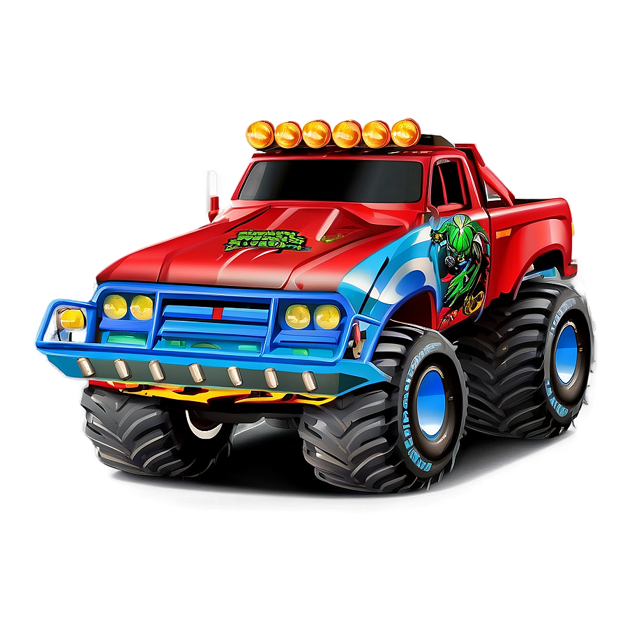 Monster Truck Storm Png 05242024 PNG image