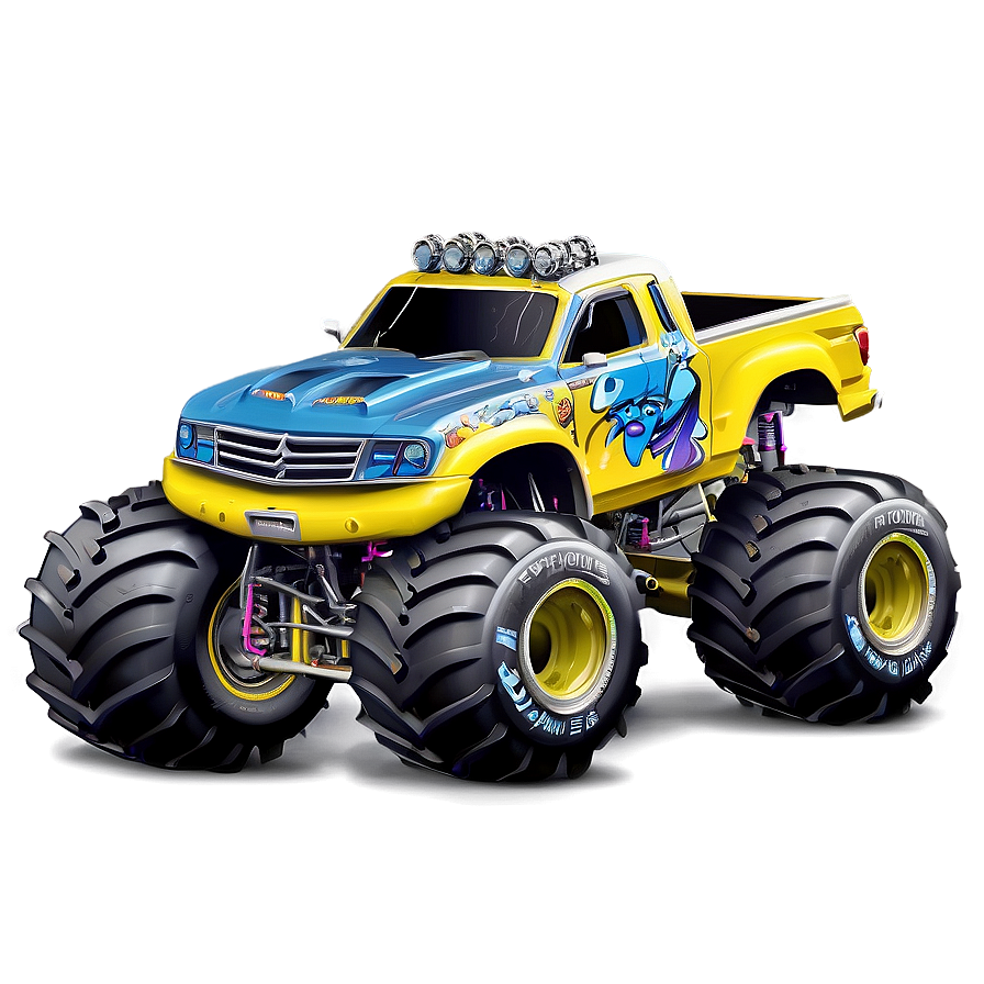 Monster Truck Storm Png 05242024 PNG image