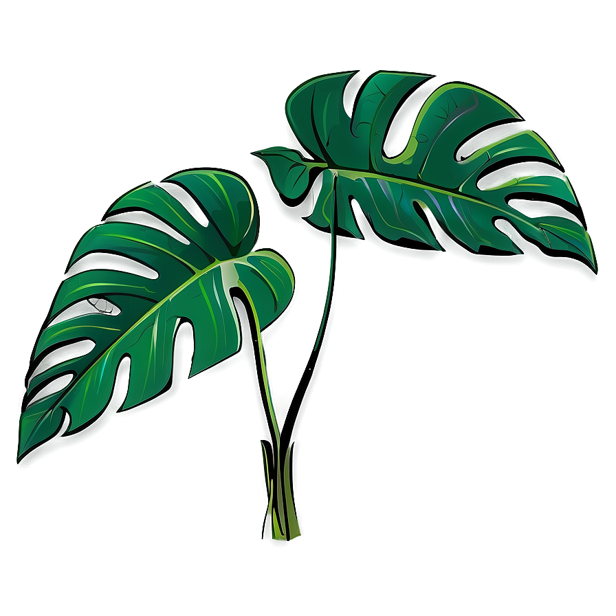 Monstera Leaf Design Png 62 PNG image