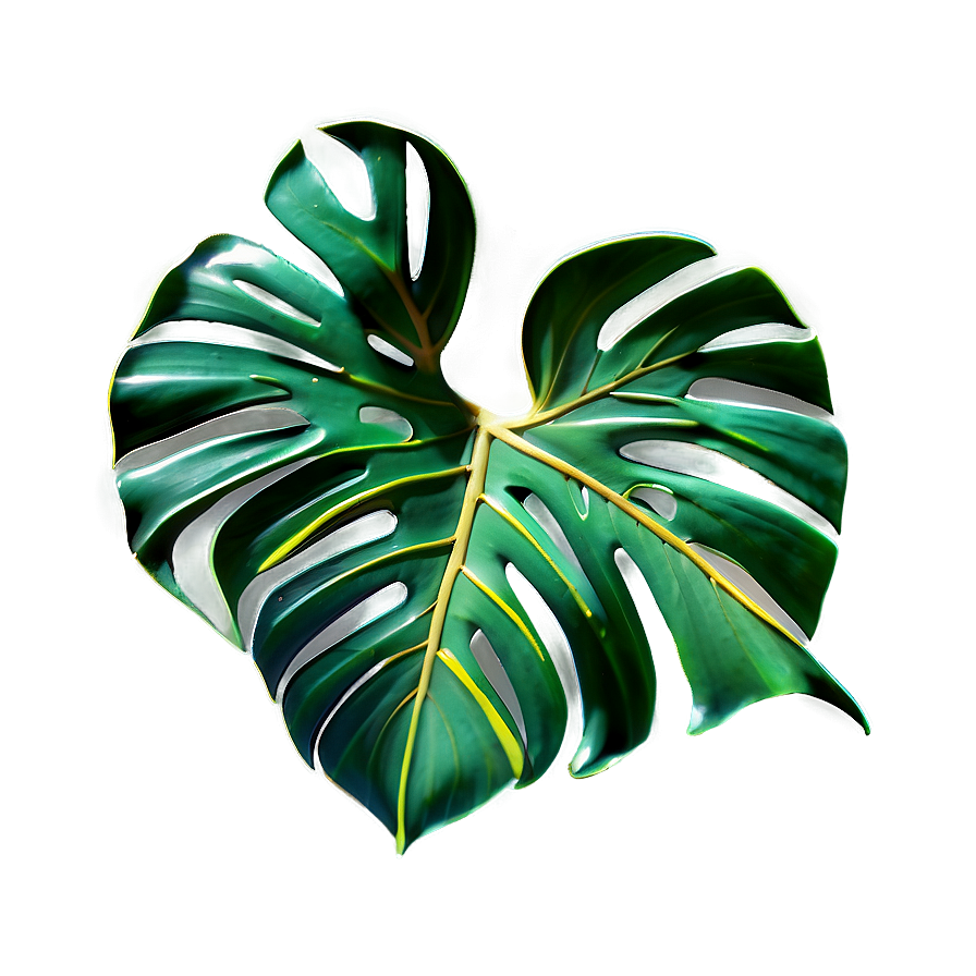 Monstera Leaf Mosaic Png 05232024 PNG image