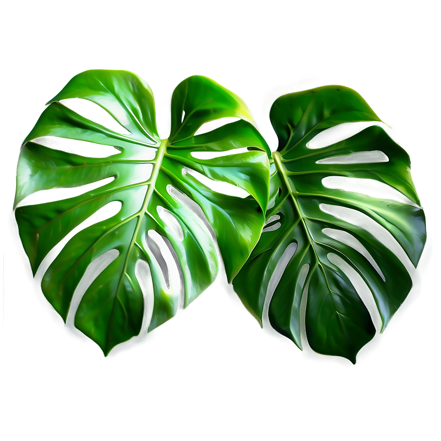 Monstera Leaf Tropical Png Iau PNG image