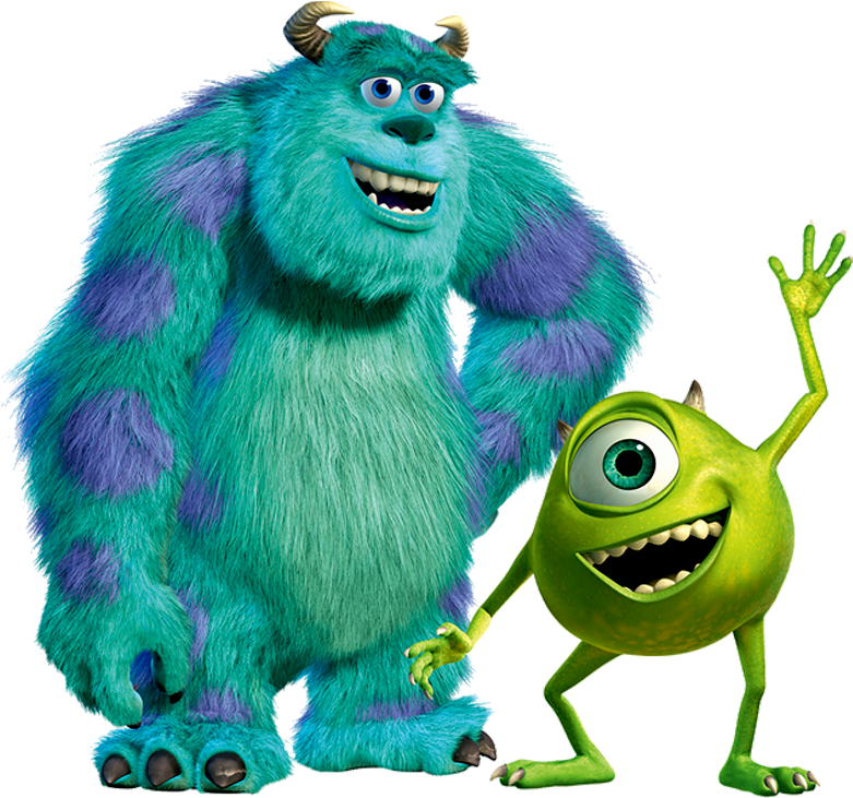 Monsters Inc Mikeand Sulley PNG image