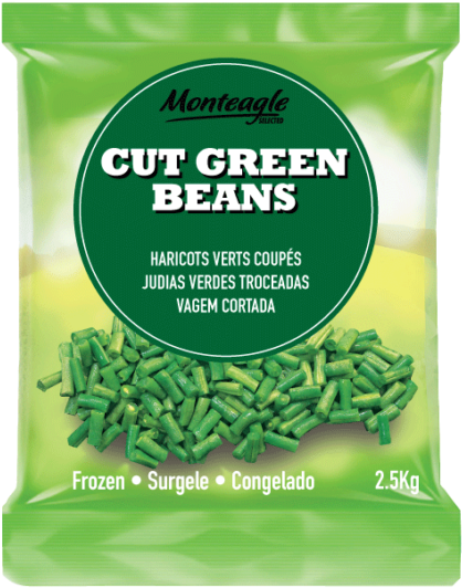 Monteagle Cut Green Beans Package2.5kg PNG image