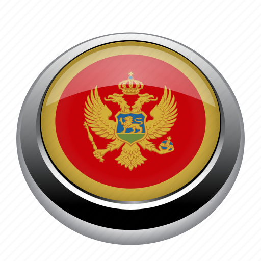 Montenegro Coatof Arms Button PNG image