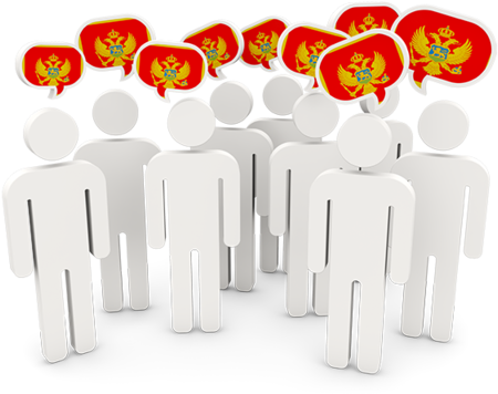 Montenegro Discussion Group Concept PNG image