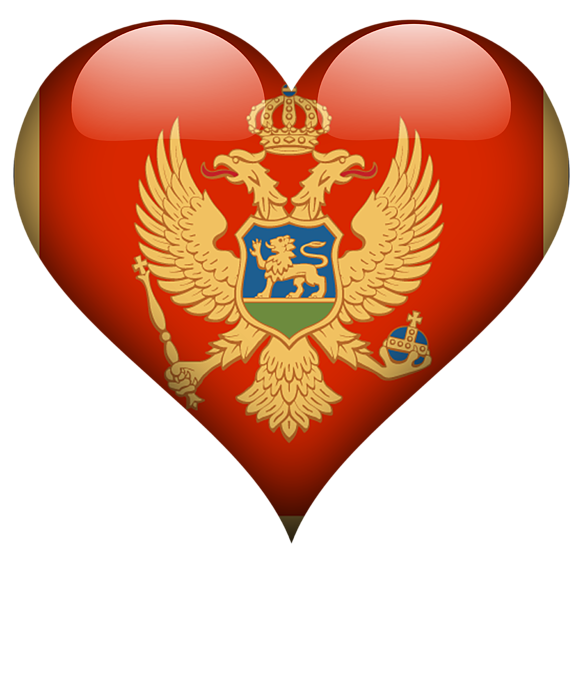 Montenegro Love Coatof Arms PNG image