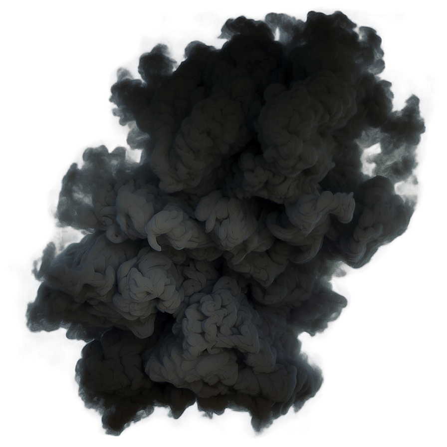 Moody Dark Smoke Texture Png Hfd18 PNG image