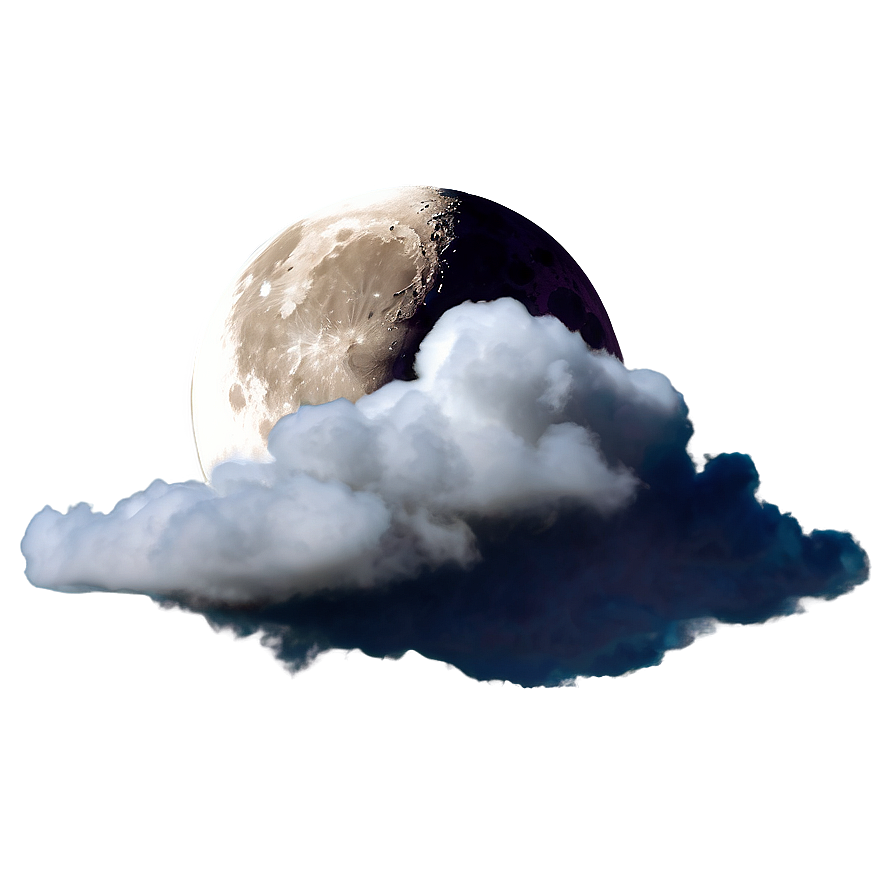 Moon And Cloud Png 04302024 PNG image