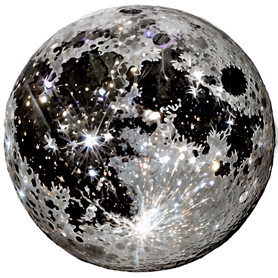 Moon And Galaxy Merge Png 06132024 PNG image