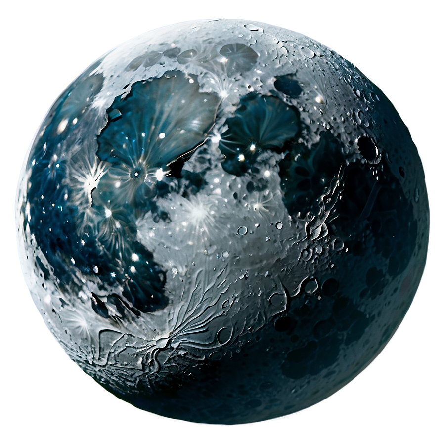 Moon And Ocean Transparent Png 05252024 PNG image