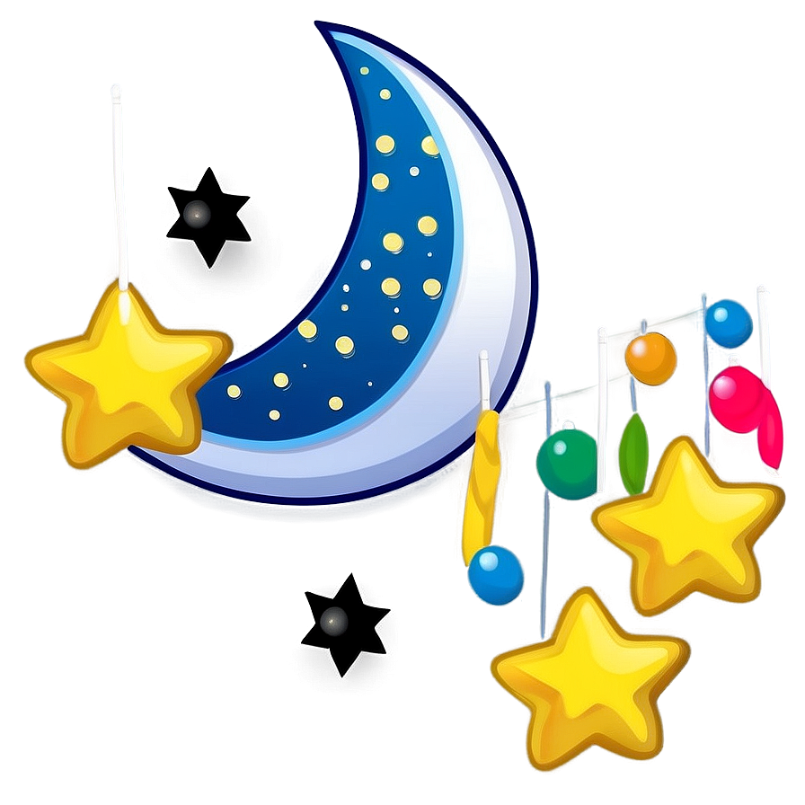 Moon And Stars Transparent Png 05252024 PNG image