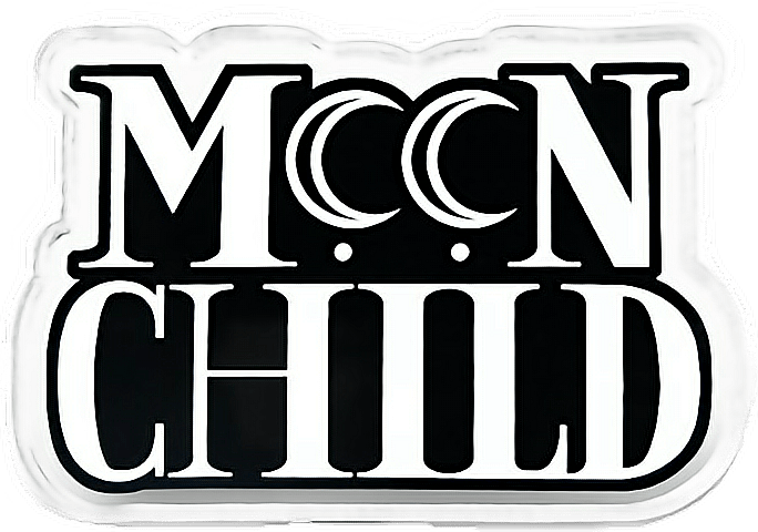 Moon Child Sticker Graphic PNG image