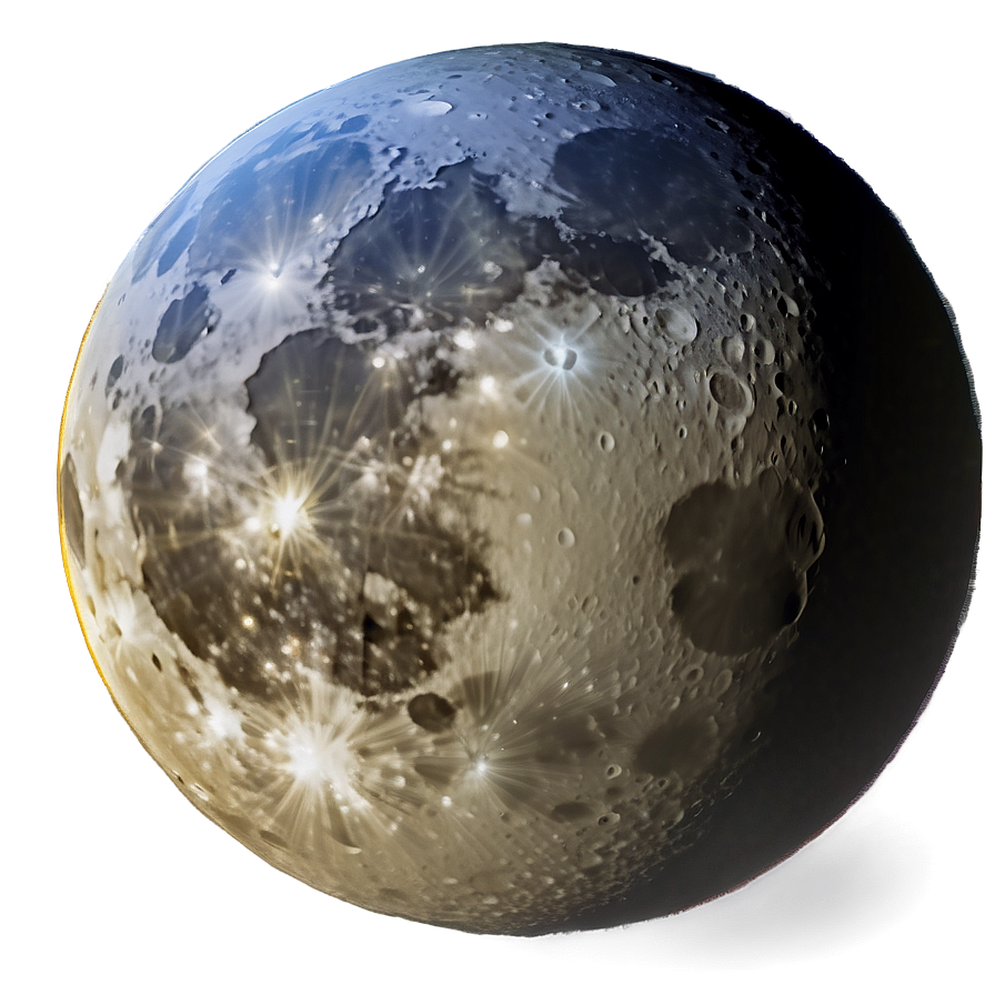 Moon In Space Transparent Png Kbe95 PNG image