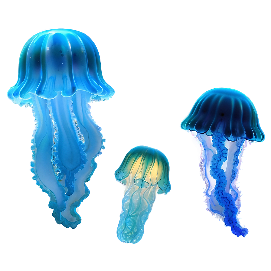 Moon Jelly Bioluminescence Effect Png 55 PNG image