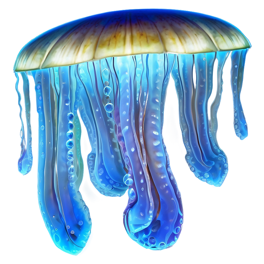 Moon Jelly In Magical Ocean Png 06292024 PNG image