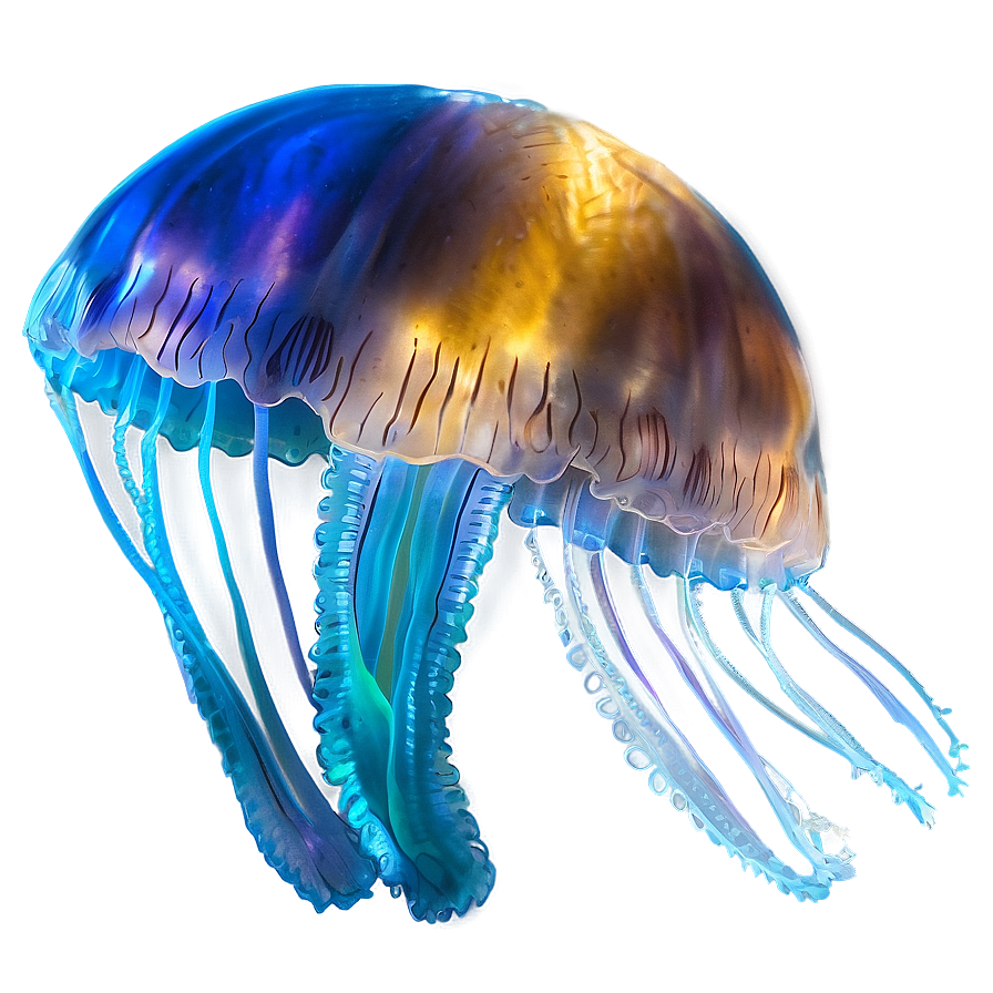 Moon Jelly With Aquatic Glow Png 95 PNG image