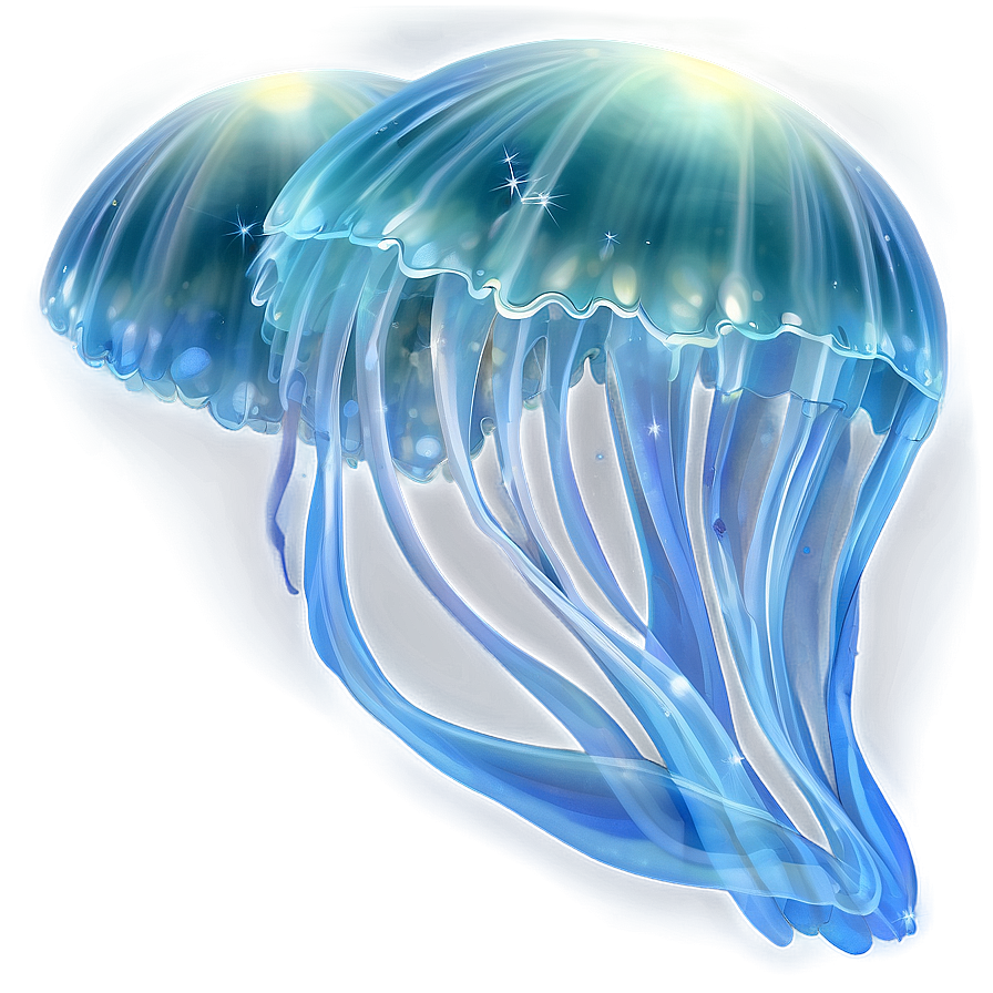 Moon Jelly With Starry Background Png 06292024 PNG image